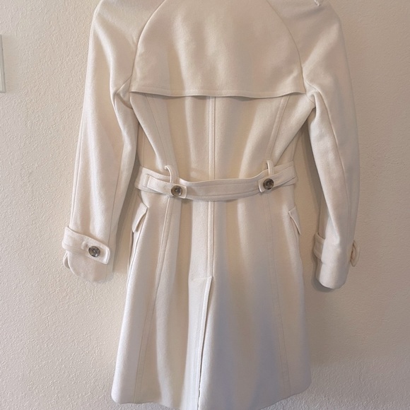 Banana Republic cream wool trench coat - Picture 6 of 10